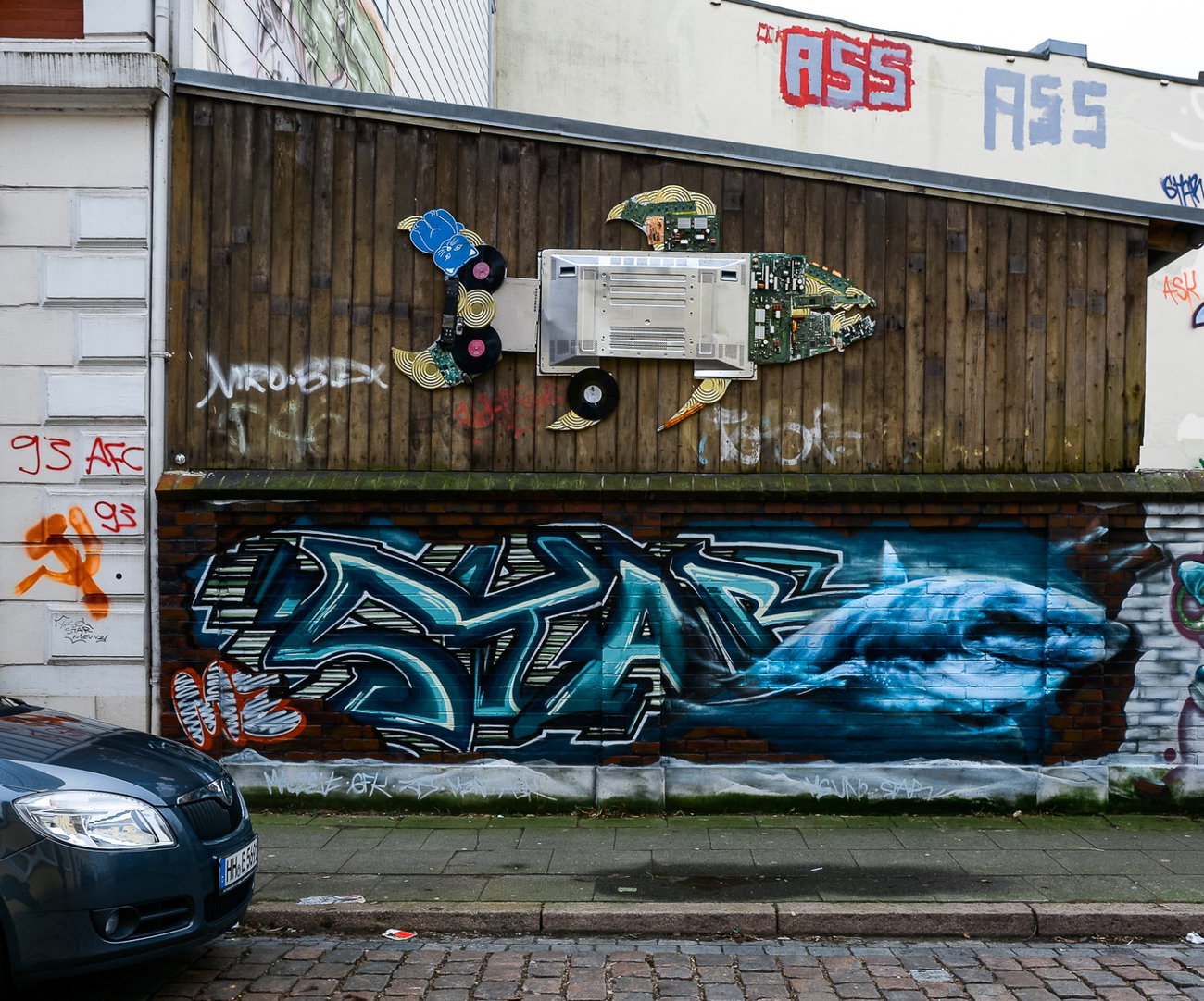 Graffiti Wall - Photo by pilotpirx - hamburg, germany, urban