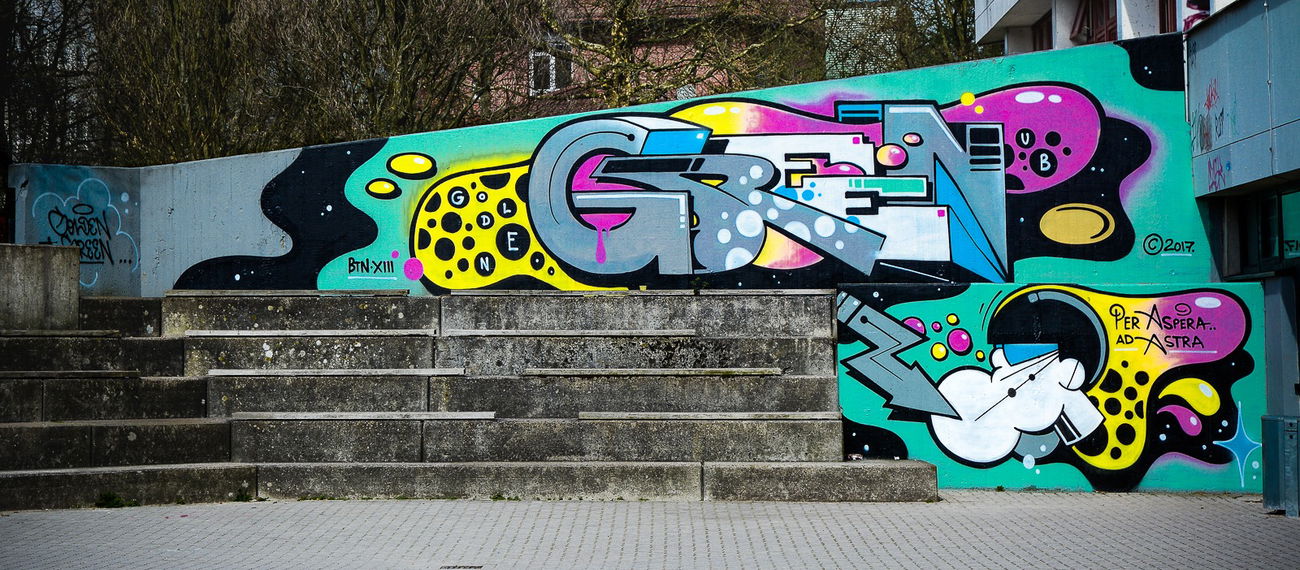 Graffiti Wall - Photo by pilotpirx - hamburg, germany, graffiti (2017)