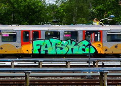 Graffiti Train - Photo by pilotpirx - hamburg, germany, urban