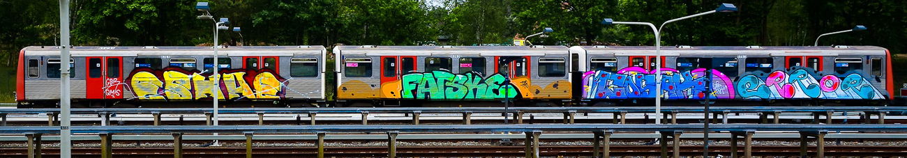 Graffiti Train - Photo by pilotpirx - hamburg, germany, urban