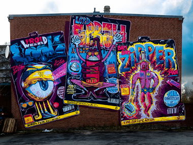 Graffiti Wall - Photo by pilotpirx - hamburg, germany, urban (2017)