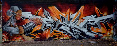 Graffiti Wall - Photo by pilotpirx - hamburg, germany, graffiti