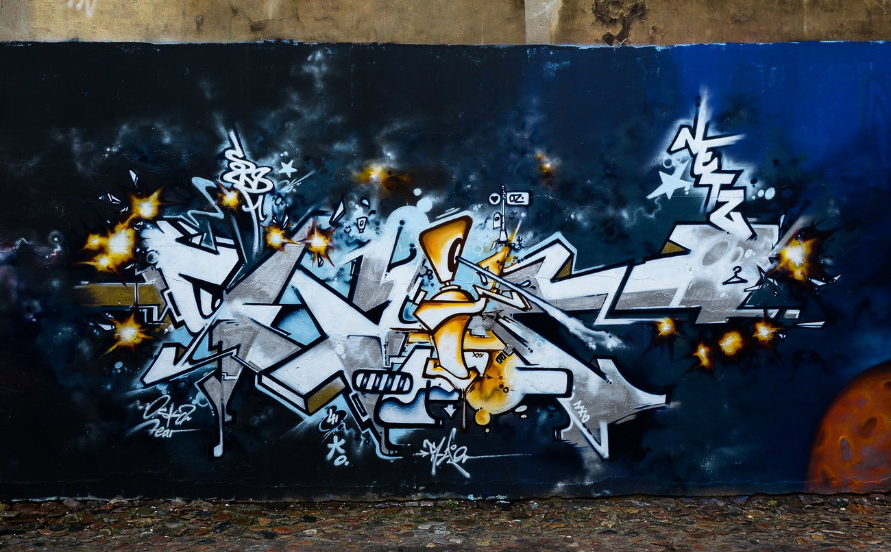 Graffiti Wall - Photo by pilotpirx - hamburg, germany, graffiti (2016)