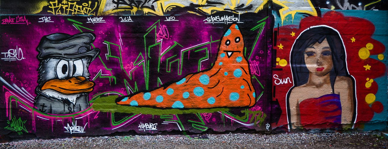 Graffiti Artwork - Photo by pilotpirx - hamburg, germany, urban