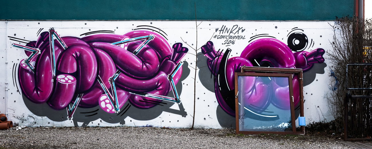 Graffiti Wall - Photo by pilotpirx - hnrx, hamburg, germany