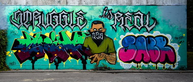 Graffiti Wall - Photo by pilotpirx - hamburg, germany, urban (2018)