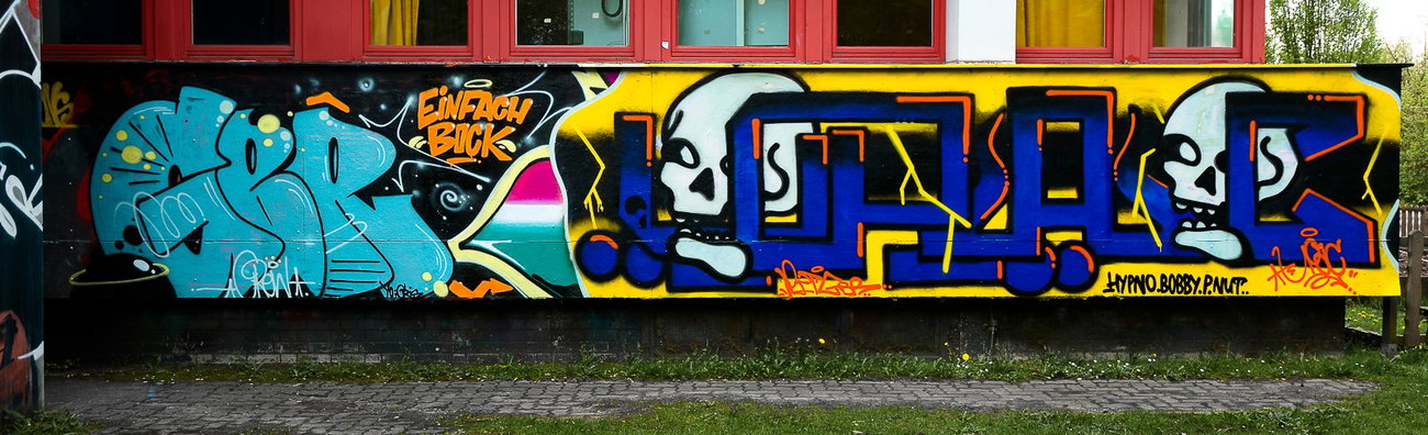 Graffiti Wall - Photo by pilotpirx - hamburg, germany, urban