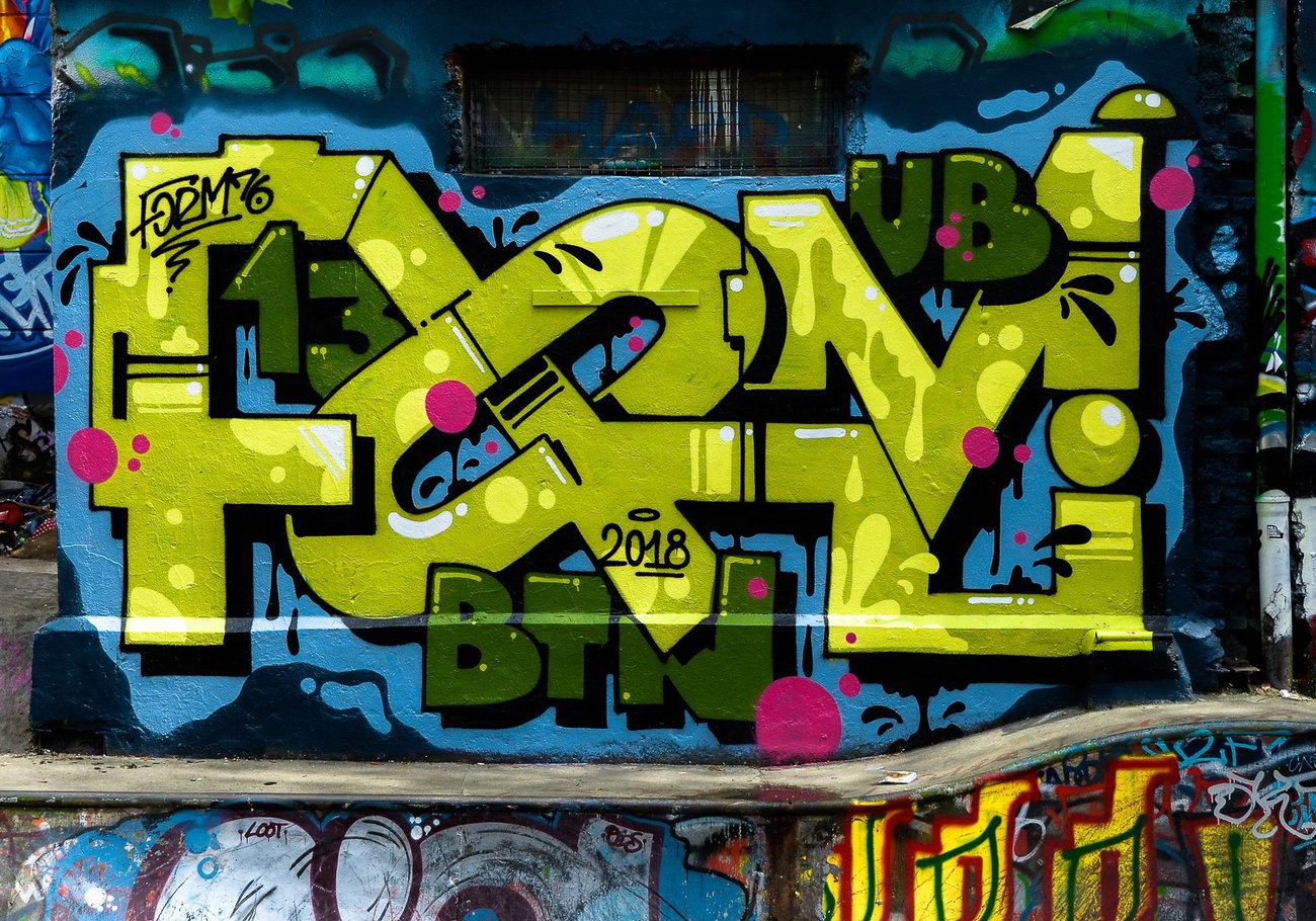 Graffiti Wall - Photo by pilotpirx - hamburg, germany, urban