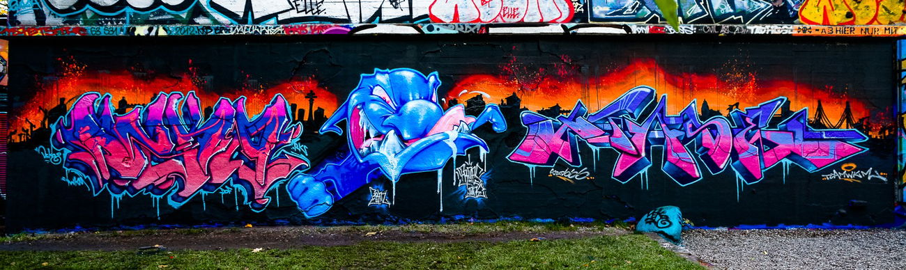 Graffiti Wall - Photo by pilotpirx - hamburg, germany, urban (2018)
