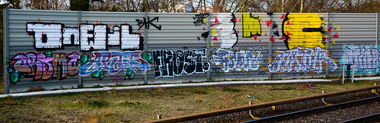 Graffiti Bombing - Photo by pilotpirx - bhccrew, bhc, frost
