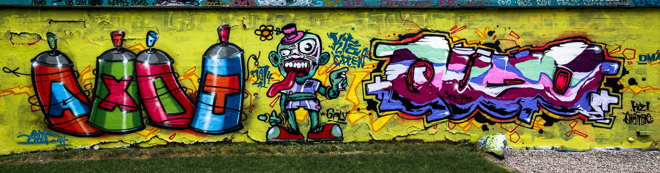 Graffiti Wall - Photo by pilotpirx - kte, hamburg, germany