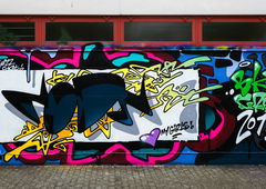 Graffiti Wall - Photo by pilotpirx - hamburg, germany, graffiti (2017)