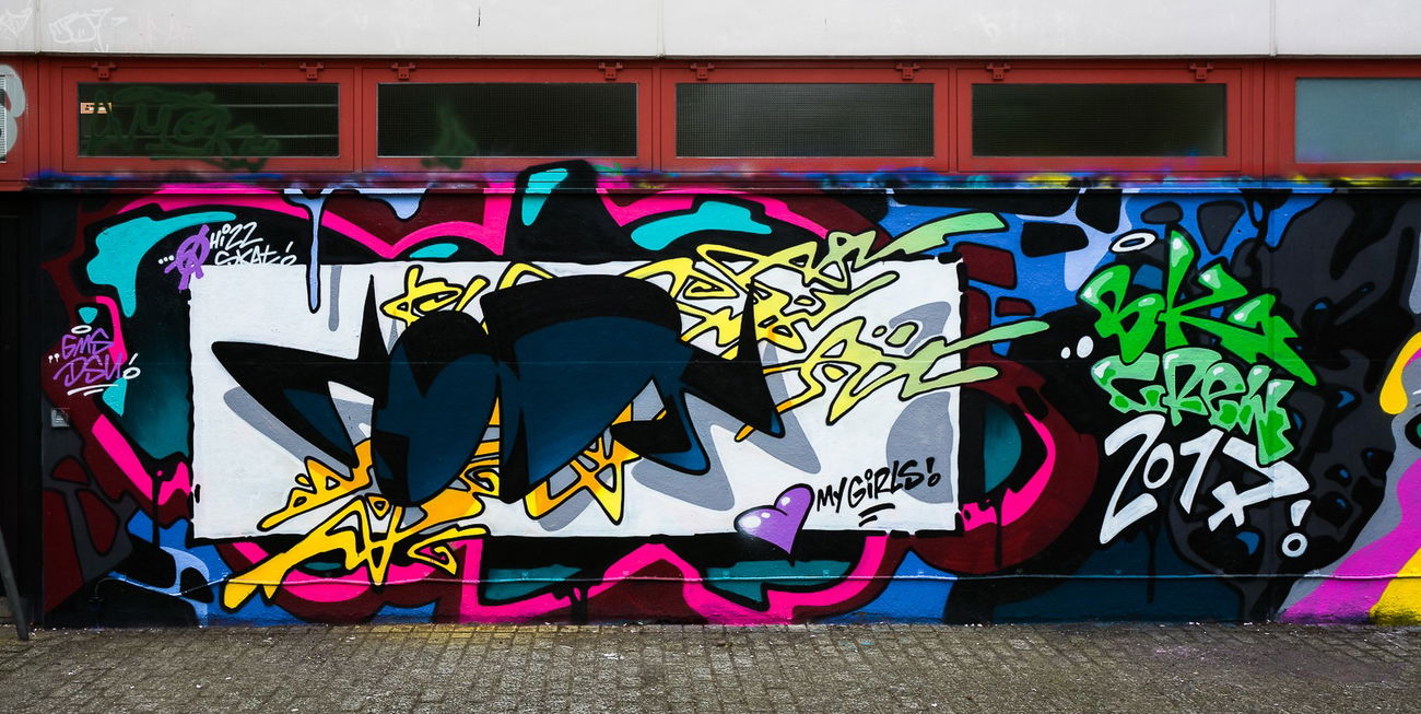 Graffiti Wall - Photo by pilotpirx - hamburg, germany, graffiti (2017)