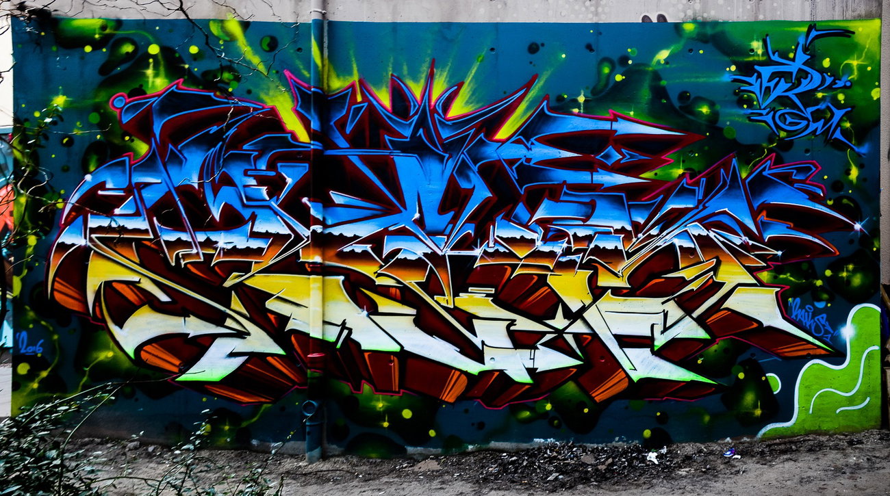 Graffiti Wall - Photo by pilotpirx - hamburg, germany, graffiti
