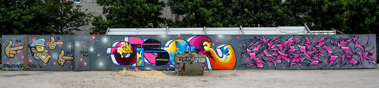 Graffiti Wall - Photo by pilotpirx - hamburg, germany, urban