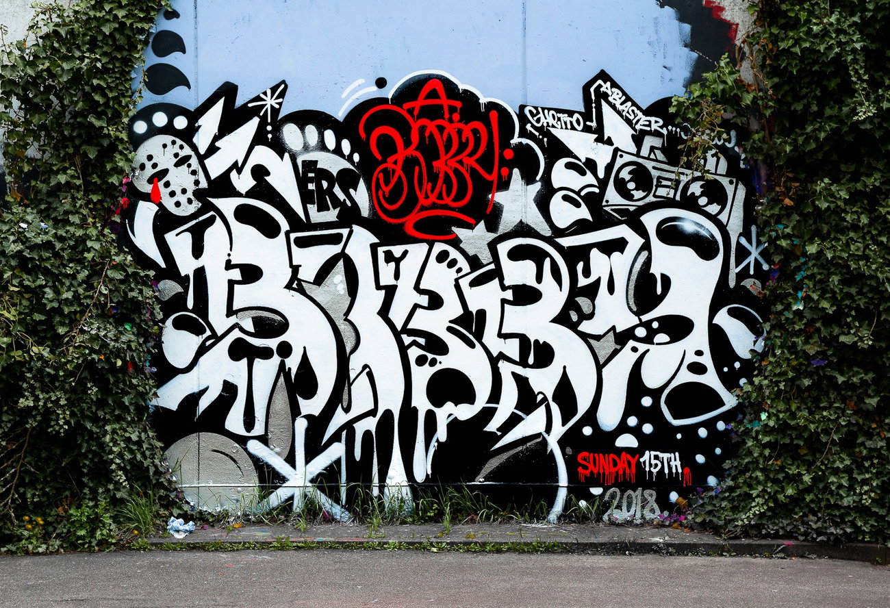 Graffiti Wall - Photo by pilotpirx - hamburg, germany, urban