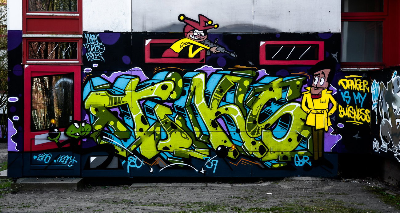 Graffiti Wall - Photo by pilotpirx - hamburg, germany, urban (2018)