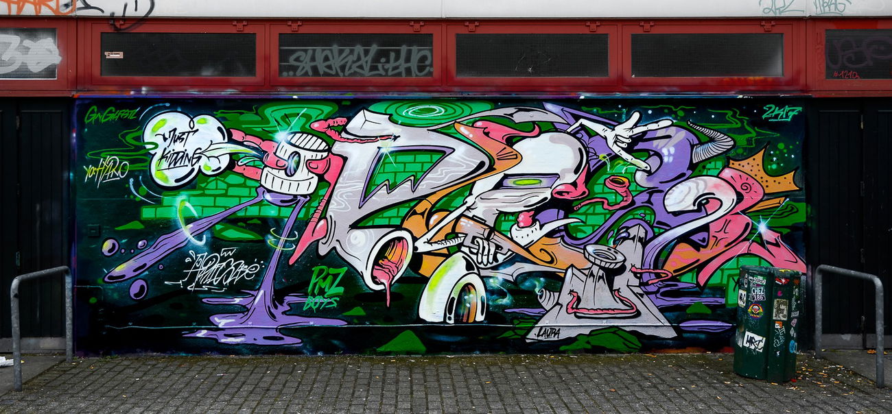 Graffiti Wall - Photo by pilotpirx - hamburg, germany, graffiti (2017)