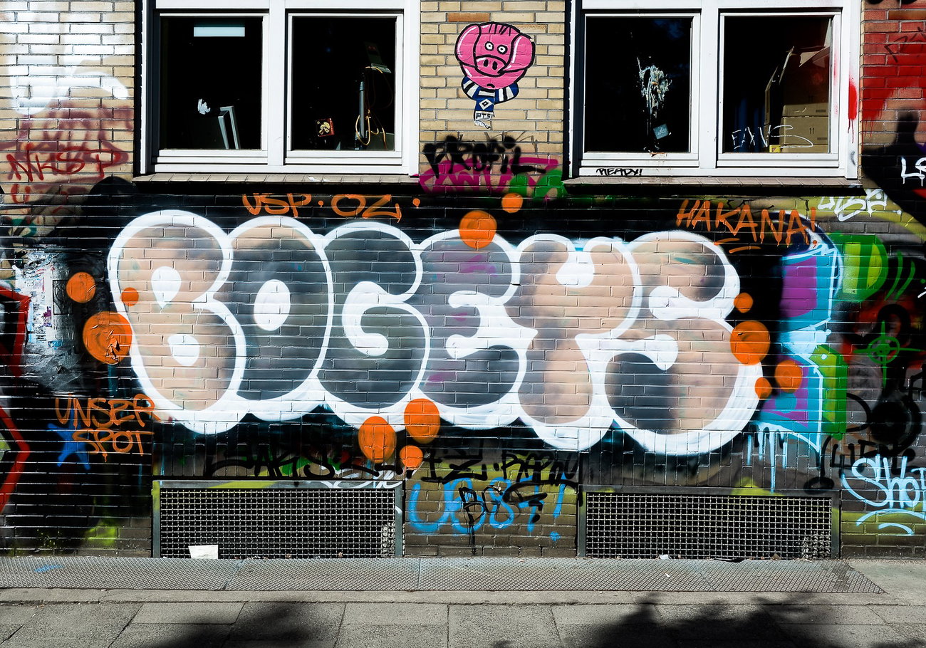 Graffiti Wall - Photo by pilotpirx - hamburg, germany, urban