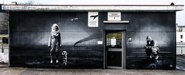 Graffiti Wall - Photo by pilotpirx - stencil, wall, boxi