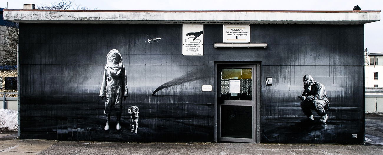 Graffiti Wall - Photo by pilotpirx - stencil, wall, boxi