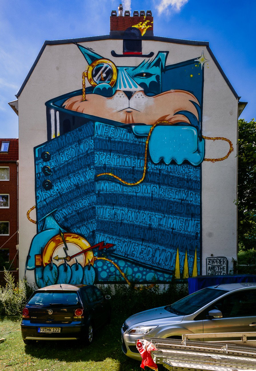 Graffiti Wall - Photo by pilotpirx - mural, hamburg, germany