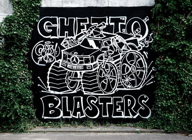 Graffiti Wall - Photo by pilotpirx - ghettoblaster, bobbyanalog, hamburg (2018)