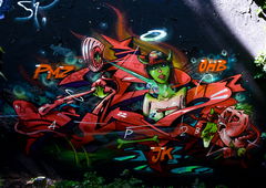 Graffiti Wall - Photo by pilotpirx - hamburg, germany, urban (2020)
