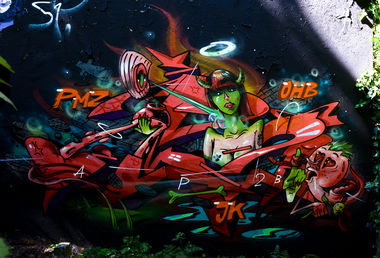 Graffiti Wall - Photo by pilotpirx - hamburg, germany, urban (2020)