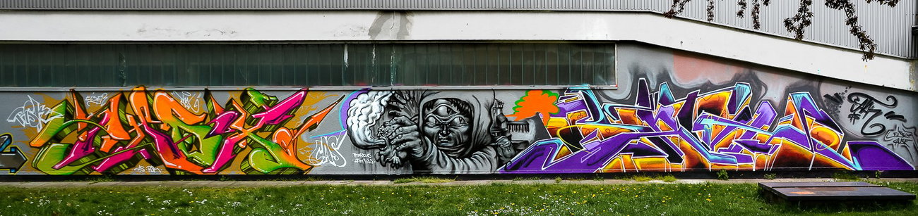 Graffiti Wall - Photo by pilotpirx - hamburg, germany, graffiti (2017)