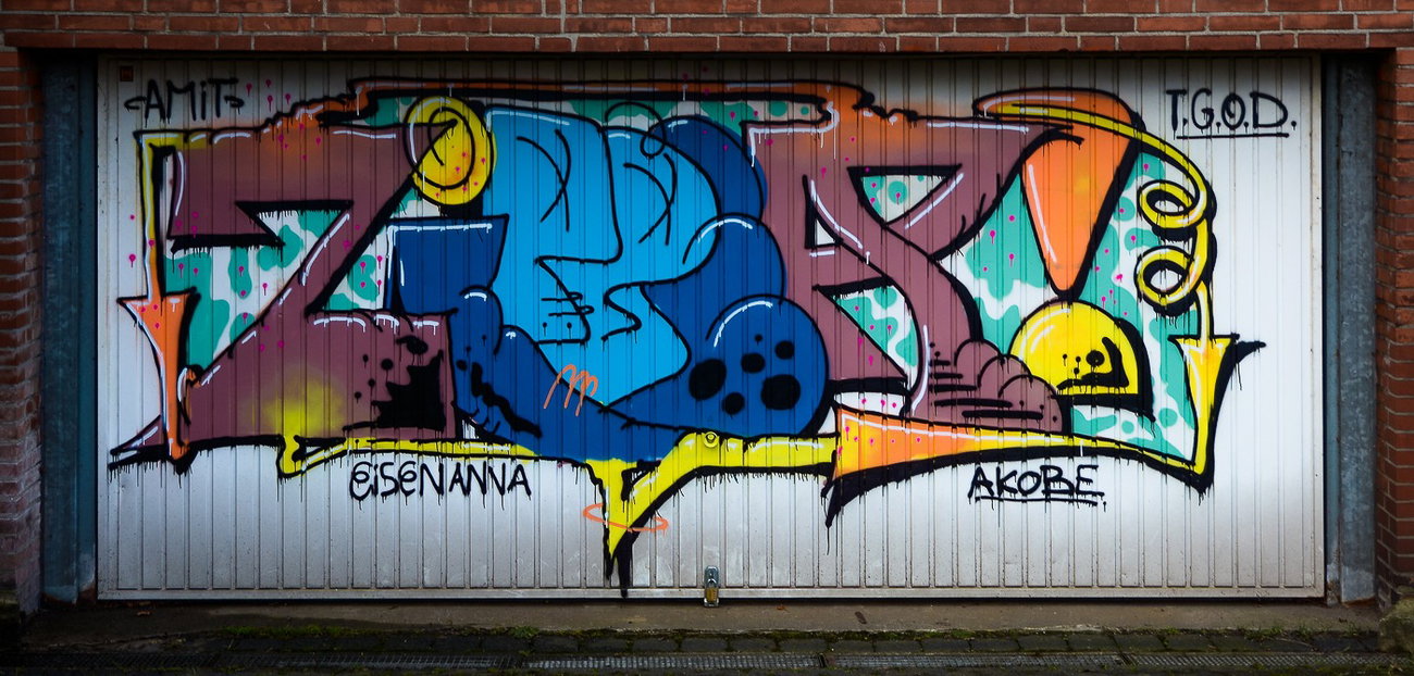 Graffiti Wall - Photo by pilotpirx - hamburg, germany, urban (2017)