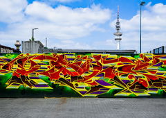 Graffiti Wall - Photo by pilotpirx - millerntorgallery7, mtg, mtg7 (2017)