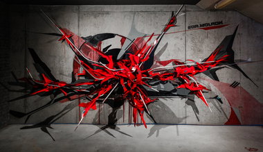 Graffiti Wall - Photo by pilotpirx - dr.molrok, millerntorgallery7, mtg (2017)