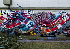 Graffiti Wall - Photo by pilotpirx - nychos, flyingförtress, flying (2014)