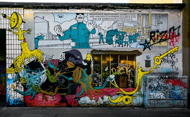 Graffiti Wall - Photo by pilotpirx - köln, ehrenfeld, belgisches