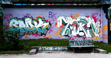 Graffiti Wall - Photo by pilotpirx - hamburg, germany, urban (2017)