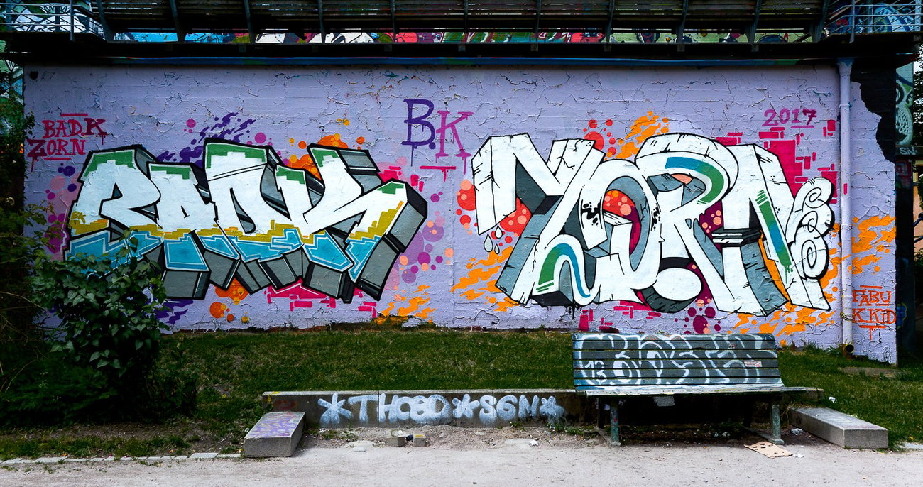 Graffiti Wall - Photo by pilotpirx - hamburg, germany, urban (2017)