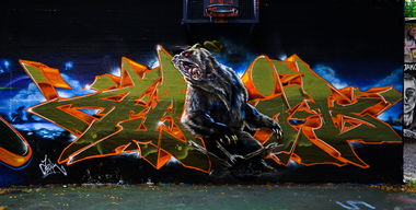 Graffiti Wall - Photo by pilotpirx - hamburg, germany, urban (2019)