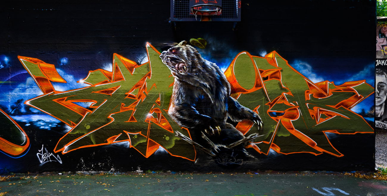 Graffiti Wall - Photo by pilotpirx - hamburg, germany, urban (2019)