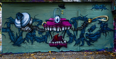 Graffiti Wall - Photo by pilotpirx - mone, hamburg, germany