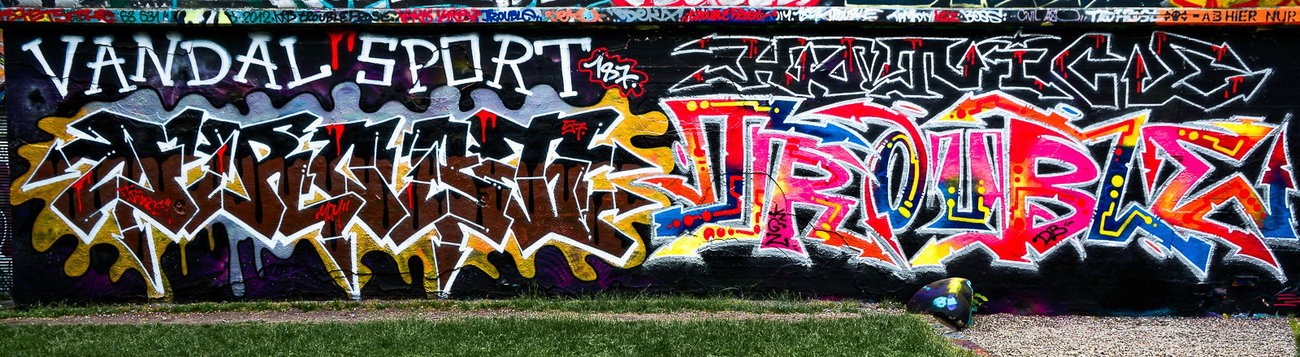 Graffiti Wall - Photo by pilotpirx - hamburg, germany, urban (2018)