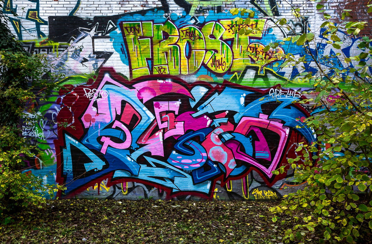 Graffiti Wall - Photo by pilotpirx - hamburg, germany, urban (2017)