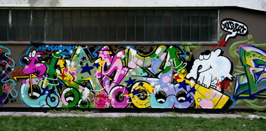 Graffiti Wall - Photo by pilotpirx - otto, ottifant, hamburg