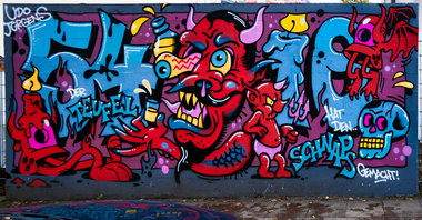 Graffiti Wall - Photo by pilotpirx - lugo, lugosi, ress