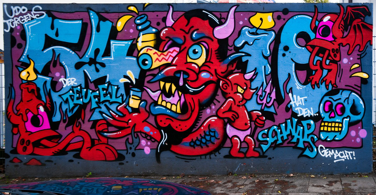 Graffiti Wall - Photo by pilotpirx - lugo, lugosi, ress