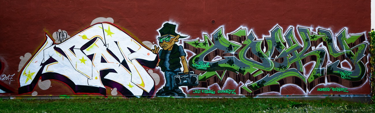Graffiti Wall - Photo by pilotpirx - hamburg, germany, urban