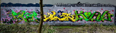 Graffiti Wall - Photo by pilotpirx - hamburg, germany, graffiti