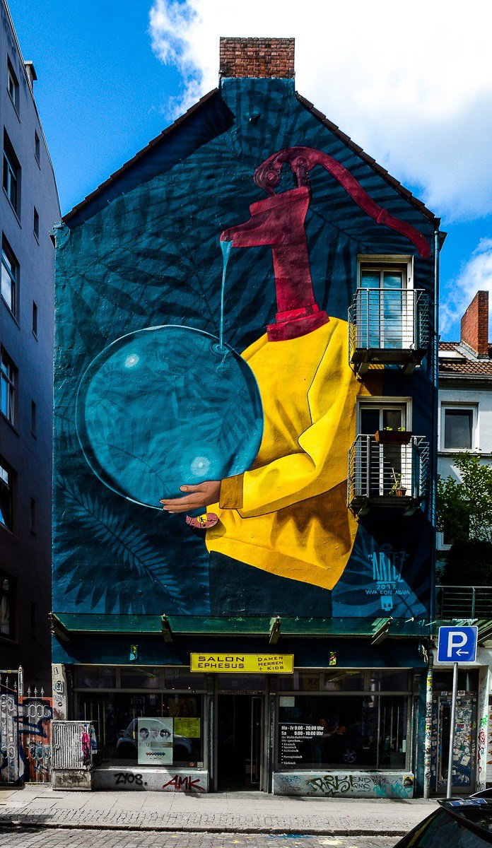 Graffiti Wall - Photo by pilotpirx - hamburg, germany, urban