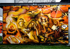 Graffiti Wall - Photo by pilotpirx - hamburg, germany, urban