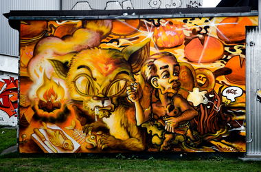 Graffiti Wall - Photo by pilotpirx - hamburg, germany, urban